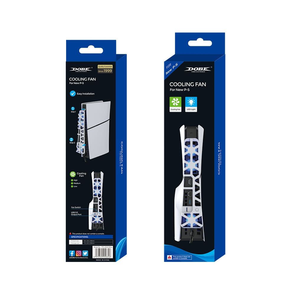 Dobe PS5 Slim/Fat Cooling Fan — view 1