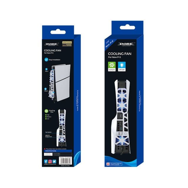 Dobe PS5 Slim/Fat Cooling Fan — view 1