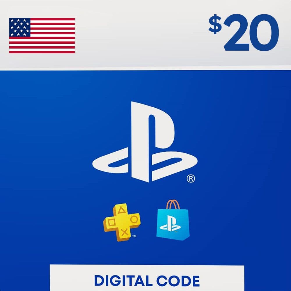 PSN Gift Card — $20 (USA) — view 2